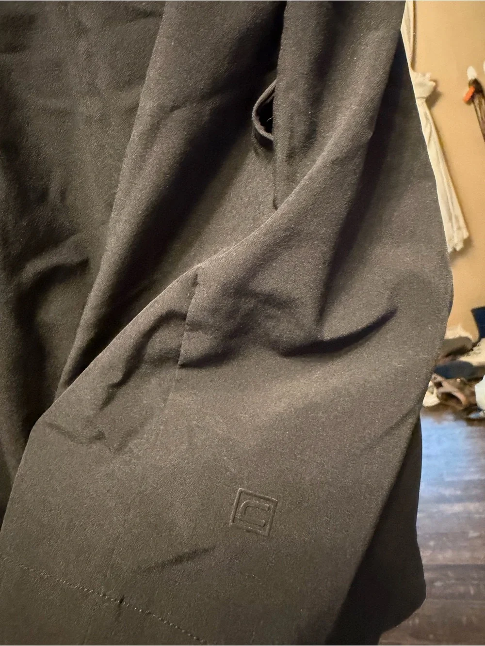 Men's CRZ Yoga Black Athletic Drawstring Shorts - XL